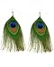 Peacock Feather Earrings
