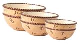 3 Western Set Mixing Kitchen Bowls Cowboy Home Decor