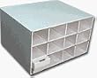 BCW Card House or Hotel - (Bundle of 10) Corrugated Cardboard Storage Box - Baseball, Football, Basketball, Hockey, Nascar, Sportscards, Gaming & Trading Cards Collecting Supplies