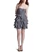 Teeze Me Junior's Chambray Multi Tier Dress,Blue,9