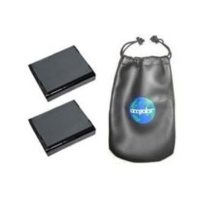 ValuePack (2 Count): Digital Replacement Battery for Specific Digital Camera and Camcorder Models / Compatible with Casio NP-130, NP130, NP-130DBA, NP130DBA - Includes Leatherette Camera / Lens Accessories Pouch