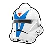 White Dogma Commander Helmet - LEGO Compatible Minifigure Piece