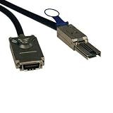 Tripp Lite - Serial Attached SCSI (SAS) external cable - 4-Lane - 26 pin 4x Shielded Mini MultiLane SAS (SFF-8088) - 4x InfiniBand - 3.3 ft - black