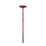 Goldline Maxfit Composite Rotating Curling Brush, Red Handle with Red Pad