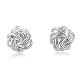 Sterling Silver Knot Earrings