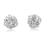 Sterling Silver Knot Earrings
