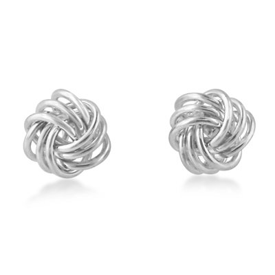 Sterling Silver Knot Earrings