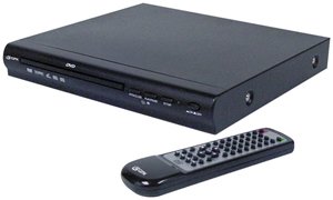GPX D1816 DVD Deck with Remote Control (Black)