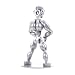 Metal Body Builder Sculpture