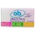 o.b. Tampons Multi-Pack Variety 20-Count Boxes