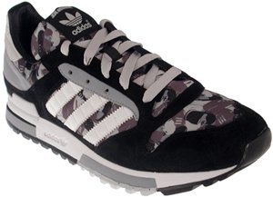 Adidas Mens ZX 600 Silver/White/Black Casual shoe
