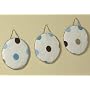 JoJo Designs Wall Hanging - Blue and Brown Modern Polka Dots