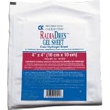 Medline RadiaDres Gel Sheets - RadiaDres Hydrogel, 4' x 4' Sheet - Qty of 10 - Model CRR101052Z