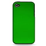 Hybrid Hard Snap on GREEN Rubber with Flexi Skin BLACK Sleeve Faceplate Cover Case for APPLE IPHONE 4G Hybrid Hard Snap on GREEN Rubber with Flexi Skin BLACK Sleeve Faceplate Cover Case for APPLE IPHONE 4G