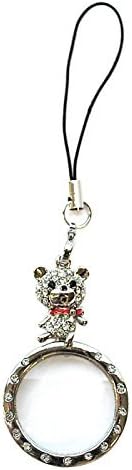 â˜EShining bear mini Rupe strap silver