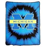 Michigan Wolverines Royal Plush Raschel NCAA Blanket (800 Series) by Northwest (60x80)