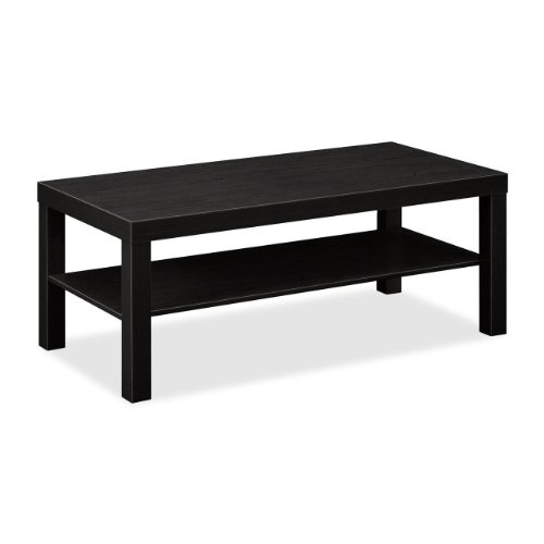 Basyx BLH3160P Coffee Tables, 2 in. Top, 42 in.x20 in.x16 in., Black
