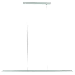 LED Pendelleuchte "Penta" in Aluminium matt geb�rstet