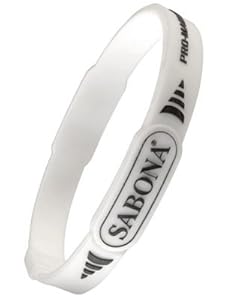 Sabona Pro Magnetic Sport Bracelet White Size Large