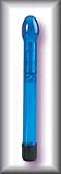 Slender Tulip Wand 6 1/2 Inch Ultra-Thin Multi-Speed Vibrating Massager - Cobalt