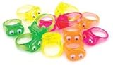 AMSCAN Party Favors 12/Pkg Wiggle Eye Rings 390376, 6 Item(s)/Order