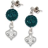 NBA New Orleans Hornets LogoArt Ovation Earrings
