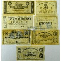 Confederate Currency "Paper Coins" Set D