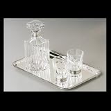 Faberge Agathon Agathon Wiskey Set w/ 24k Gold Plated Sterling Silver/506-35-G