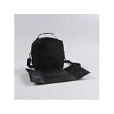 Matthew Placemat Lunch Bag in Black / Black Trim and Liner