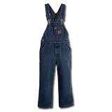 Berne Kids Soft Washed Denim Bib Overall - Blue