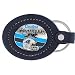 Carolina Panthers Fine Leather/Pewter Key Ring - NFL Football Fan Shop Sports Team Merchandise