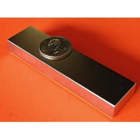 Applied Magnets � 4" X 1" x 1/2" Neodymium Magnet Block