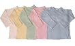 Under the Nile Organic Cotton Side Snap Baby Tee NB to 6M (NB-3M, Pink)