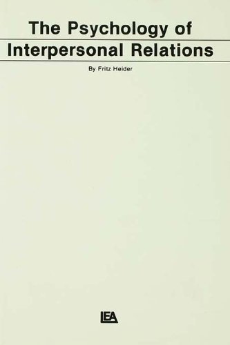 The Psychology of Interpersonal Relations