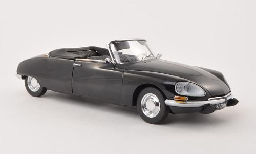Citroen DS 21 Convertible, black, 1969, Model Car, Ready-made, Sun star 1:18