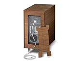 Sequel Mobile CPU Cabinet-Natural Walnut