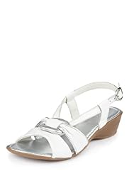 Footglove™ Original Leather Square Ring Sandals