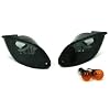 Frontblinker Set, passend f�r Ford Focus MK1 (bis Bj. -10/01). Ausf�hrung: Klarglas Schwarz.