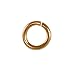 Twist and Lock Jump Ring 8mm Rose Gold Filled (1-Piece)
