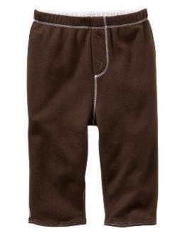 Gap Babys Brown Reversible Rugby Striped Pants