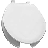 Bemis 75 000 Round Open Front Toilet Seat, White