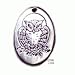 Owl Wisdom - Pewter Pendant