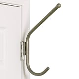 Household Essentials H5204 Hinge-It Spacemaker Double Hook, Nickel