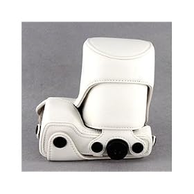 Protective Camera Leather Case Bag for Sony NEX-5C/NEX-5K (White) + Worldwide free shiping