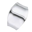 Handcrafted Sterling Silver Tapered Cuff Bracelet 44mm