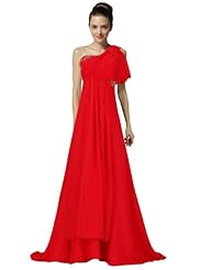 Empire   Waistline One Shoulder 2013 Evening Dress/Prom Dress 