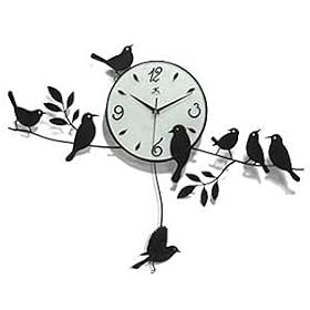 Morning Birds Wall Clock