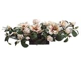 31su9s6d0SL. SL160  32 Cream & Pink Magnolia Flower Wedding Centerpiece