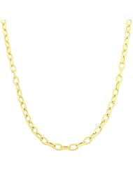 14 Karat Yellow Gold 2.5-mm Fancy Rolo Chain (18 Inch)