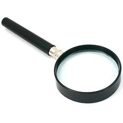 5x Magnifying Glass Stamp Coin Magnifier Lens Tool 2.5"